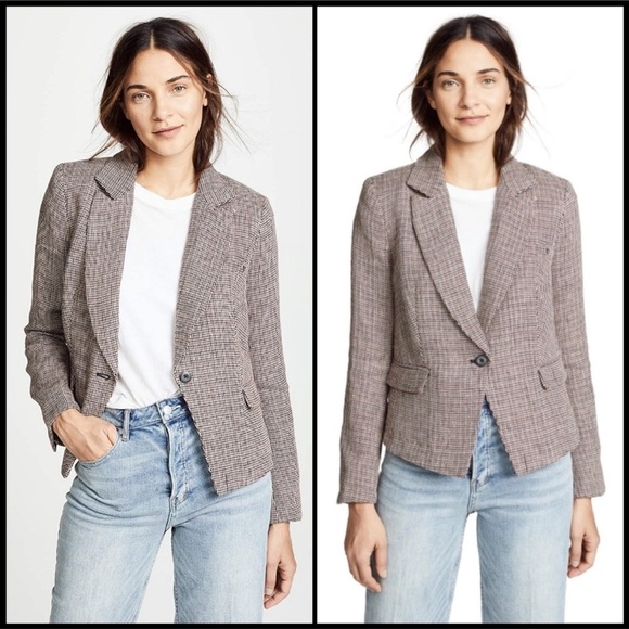 Free people Brown Blazer Professional Tailored Suit Jacket - Picture 1 of 6